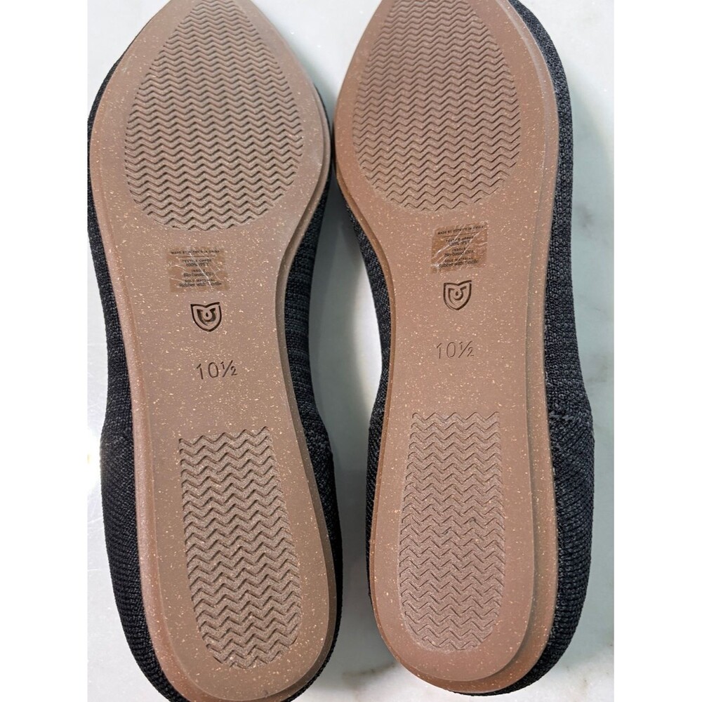 Rothy’s The Point Heather Black Size US W10.5 - Picture 7 of 8